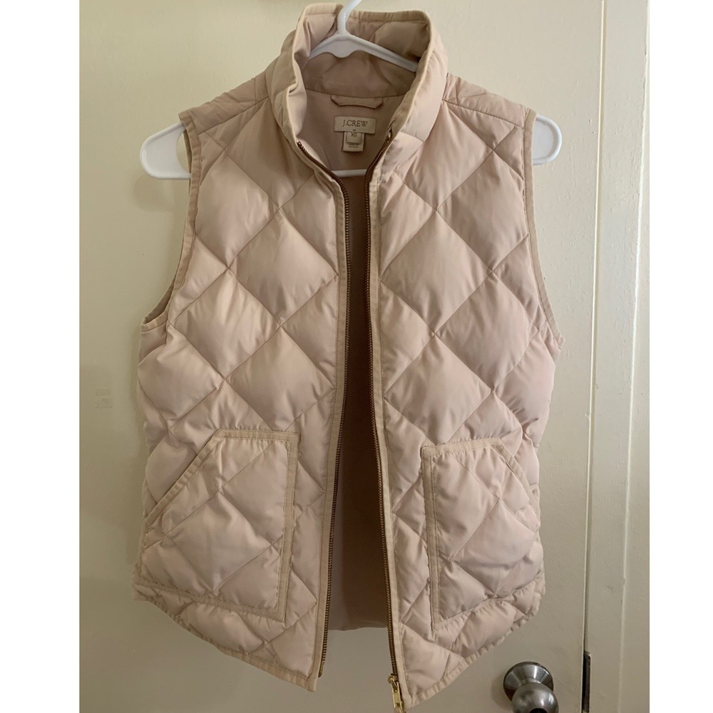 Cream J crew vest